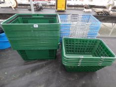 Galvanised & Plastic Super Market Baskets