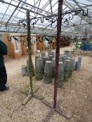 2 Hanging Basket Stands