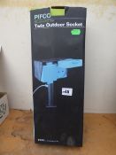 Pitco 5m Lead Twin Outdoor Socket