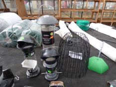 3 Bird Feeders etc