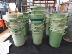 Green Flower Containers