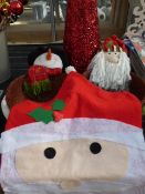 2 Christmas Baskets & Decorations