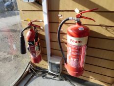 Foam and Co2 Fire Extinguishers