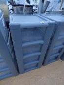 Plastic 4 Drawer Storage Unit