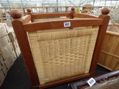 Teak & Seagrass Planter