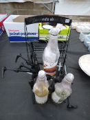 Wire T Display Stand & Coffee Syrups & Dispensers