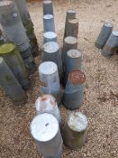 Galvanised Flower Holders