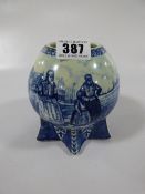 Vintage German Delft Vase