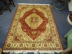 1.9 x 1.4 Red Kum Rug