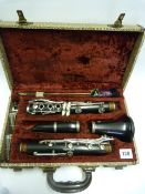 Cased Caltau Clarinet