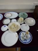 Large Quantity of Shipping Line China Items Including Wilson Line - Orient Line etc