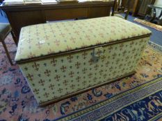 Victorian Mahogany Upholstered Ottoman