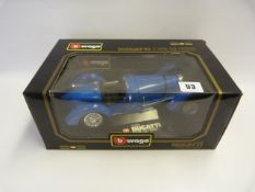 Boxed Burago Bugatti Type 59