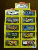 11 Boxed Rupert The Bear Diecast Vehicles by Lledo