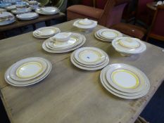 Art Deco Part Dinner Service