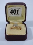 9ct Gold Gem Stone Ring