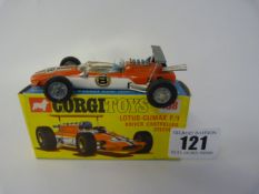Boxed Corgi Model Number 158 Lotus Climax F/1