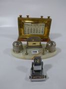 3 Art Deco Desk Calendars