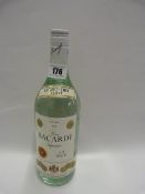 Bottle of Bacardi Rum