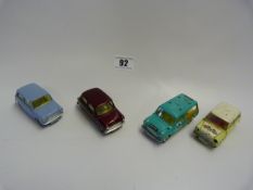 4 Corgi Unboxed Mini Vehicles