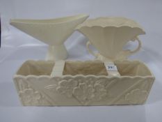 Hornsea Pottery Studio Craft Vase & 2 Arthur Wood Planters