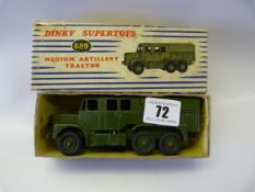 Boxed Dinky Super Toy Number 689 Medium Artillery Tractor