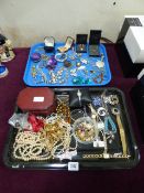 2 Trays of Costume Jewellery