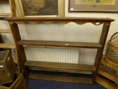 Georgian Oak Wall Shelf