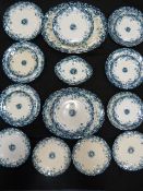 Quantity of Arundel Blue & White Dinnerware