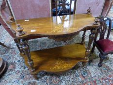 Mahogany Inlaid Hall Table