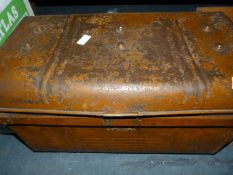 Tin Trunk & Contents