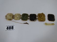 Lava Bracelet & Brooch