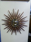 Sunburst Clock