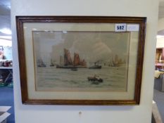 Framed Etching by Henry G Walker