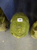 Original Stone Gargoyle Head