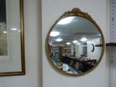 Vintage Round Mirror