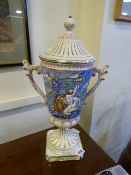 Capo Di Monte Lidded Vases