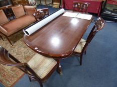 Mahogany Dining Table & 4 Chairs