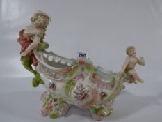 Porcelain Cherub Figurine
