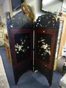 Edwardian 2 Fold Screen