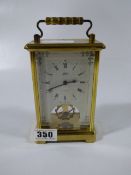 Brass 8 Day Carriage Clock