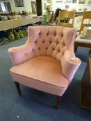 Vintage Upholstered Armchair