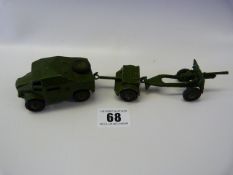 Dinky Meccano Field ArtilleryTractor Set