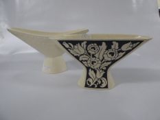 2 Hornsea Pottery Studio Craft Planters