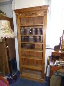 Pine Display Cabinet