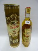 Bottle of Grants Finest Scotch Whisky