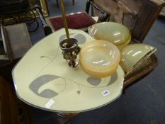 2 Art Deco Wall Lights - Hanging Ceiling Light etc