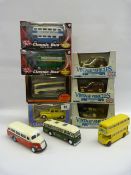 Collection of Diecast Buses & Taxis