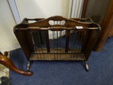 Edwardian Mahogany Canterbury