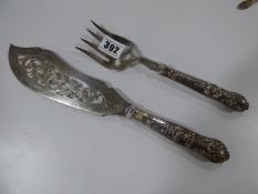 Silver Handled Fish Knife & Fork
